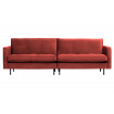 RODEO - Chestnut velvet sofa