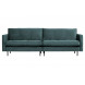 RODEO - 4-Sitzer-Sofa aus Samt 275 cm, blau