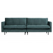 RODEO - 4-Sitzer-Sofa aus Samt 275 cm, blau