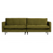 RODEO - Olive green velvet sofa