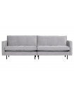 RODEO - Light grey velvet sofa