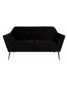KATE - Black Velvet sofa