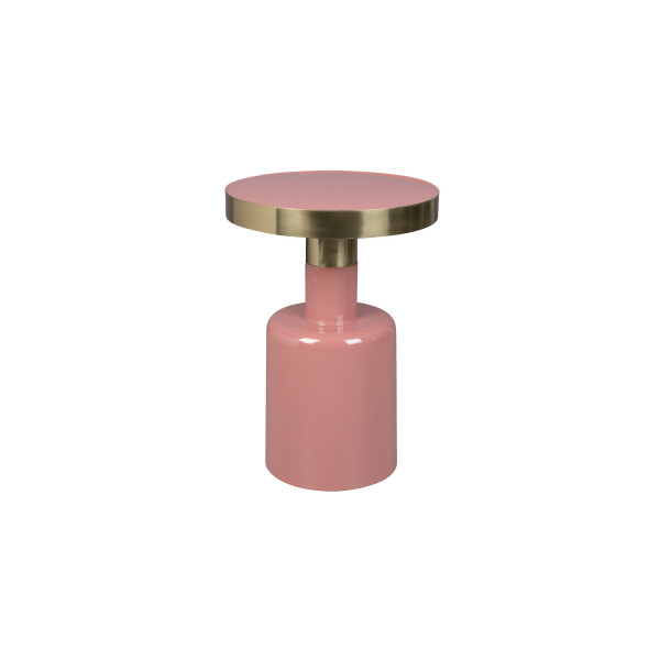 GLAM - Table d'appoint ronde rose 