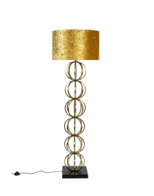 BLACKOUT TOO - Black and Gold floor lamp