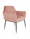 KATE - Pink Velvet armchair