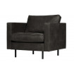 RODEO - Vintage black armchair