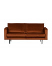 RODEO - Rust velvet sofa L 190