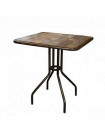 INDUS - Dining table wood 70 cm