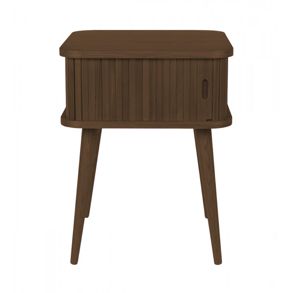 BARBIER -Table d'apoint en bois finition noyer
