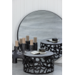 JASPER- Table basse ronde en métal noir