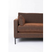 SUMMER - Cómodo sofá de 5 plazas en tejido marrón L335