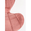 OMG - 2 Sillas de diseño en terciopelo rosa