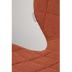 OMG - Orange fabric Dining chair Zuiver