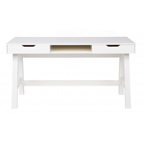NIKKI - Schreibtisch aus weißem Kiefernholz L 140