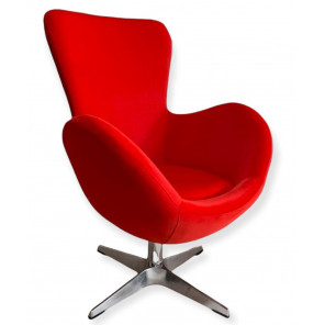 Red Cocoon armchair