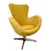 COCOON - Sessel aus Samt, gelb