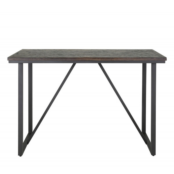 CHEVRON - Wood bar table L140