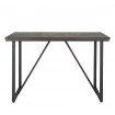 CHEVRON - Wood bar table L140