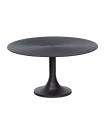 NANO - Table de salon ronde en aluminium noir D 77
