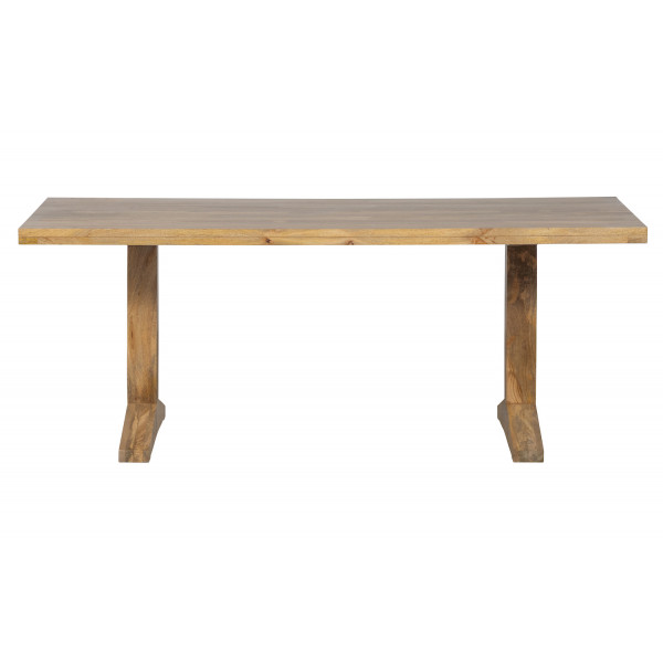 DECK - Table de repas en bois de manguier L 200 