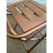 Chaise pliante cuivre Steel 