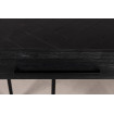 CLASS - Konsole und Tisch aus Holz und Stahl schwarz L120