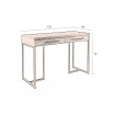 CLASS - Consola y mesa de madera y acero negro L120