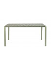 VONDEL - Tavolo da giardino in alluminio verde
