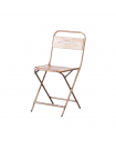 STEEL C - Copper metal chair