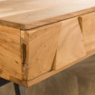 DUTTON - Nachttisch aus braunem Akazienholz