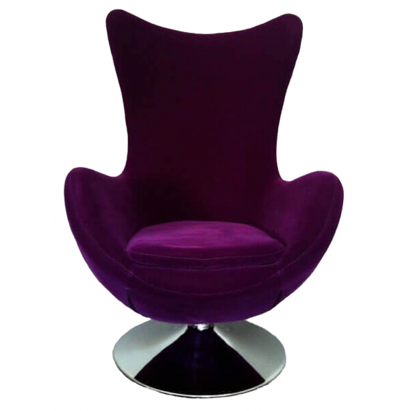 SUEDE - Modern design armchair in 2 colors