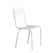 PRITY - Stuhl aus lackiertem Metall, weiß