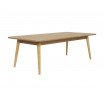 Table basse rectangle en bois 120