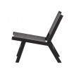 Outdoor Sessel Aluminium schwarz
