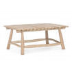 Mesa de centro de madera de teca natural
