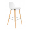ALBERT KUIP - Scandinavian high chair with wooden legs