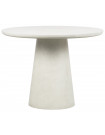 DAMON - White dining table D100 cm