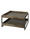 OHIO - Table basse en bois carrée L 78