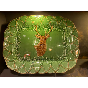 BOSQUE - Green ceramic plate