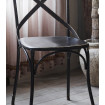 Bistro - Black vintage dining chair