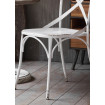 Bistro - White vintage dining chair