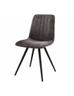 LILO - Grey velvet dining chair