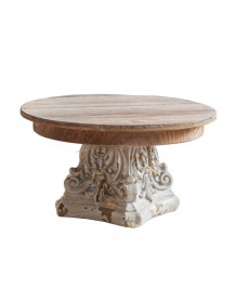 tartera de madera decoración de mesa