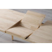 Mesa de comedor extensible de madera L180