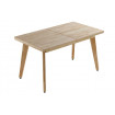 Mesa de comedor extensible de madera L180