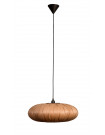 BOND - Lámpara de suspensión ovalada de madera