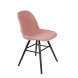 ALBERT KUIP - Soft Dining chair with wooden legs