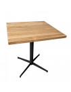 CAFE- Tavolo quadrato in legno massiccio L70