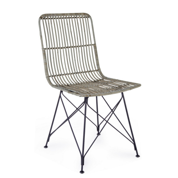 KUBU - Natural rattan dining chair