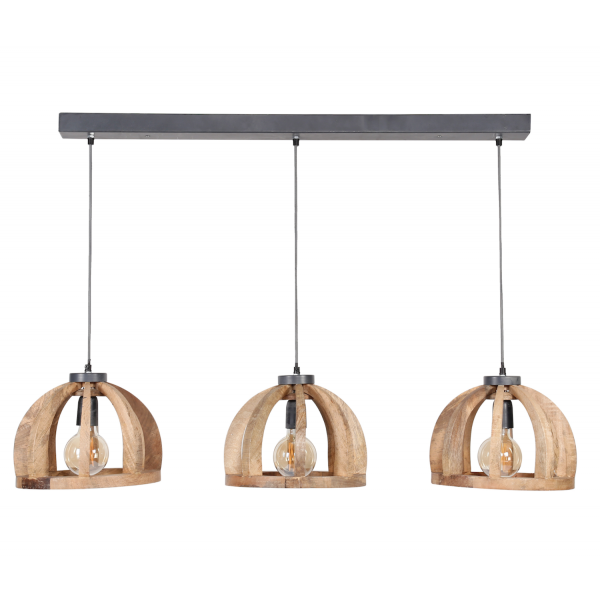 Dome Pendant Lamp with 3 shades